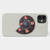 神秘的な目のパターン – サイケデリックトリップ（幻覚体験）のようなデザイン Case-Mate iPhoneケース (裏面(横))