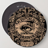 神秘的な目の魔女ボード 缶バッジ (正面&裏面)