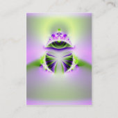 神秘的な目 名刺 (裏面)