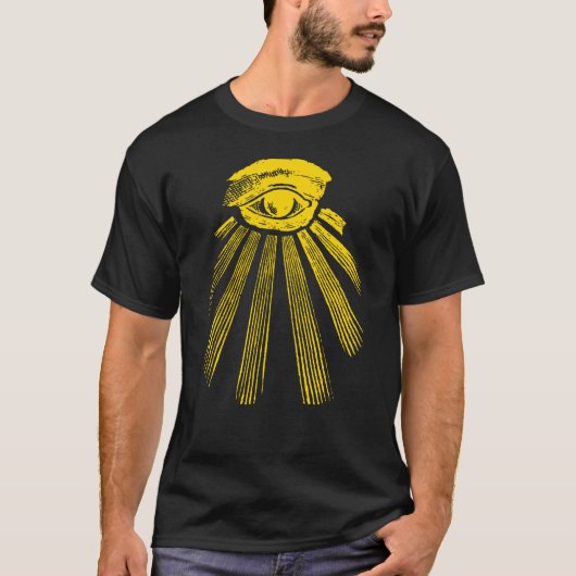 神秘的な目 Tシャツ (正面)