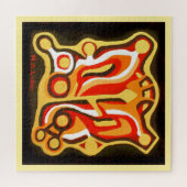 神秘的な盾 ジグソーパズル (横)