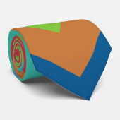 神秘的な矢印パタストライプのーン ネクタイ (ロール)