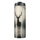 神秘的な石、森の反射 タンブラー (正面)