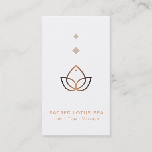 *~*神秘的な神聖な幾何学アルケミーシャーマンロータス 名刺 (正面)