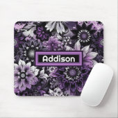 神秘的な紫の開花 マウスパッド (マウス)