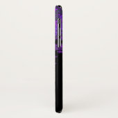 神秘的な紫色のパーソナライズなフラクタルのiPhone Xの箱 Case-Mate iPhoneケース (裏面/左)