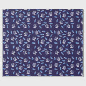 神秘的な結晶ウィッチーな雰囲気 ラッピングペーパー (フラット)