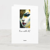 神秘的な美しさの金色のヴァンパイアの女神 シーズンカード (裏面)