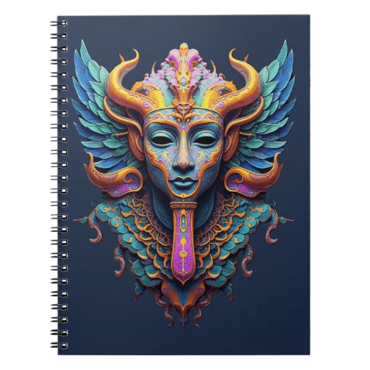 神秘的な翼を持つ神 ノートブック (正面)