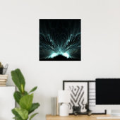 神秘的な翼 – ポスター (ホームオフィス)