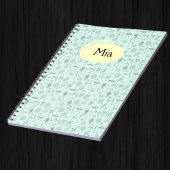 神秘的な自然シンボルのノートブック – Lotus, Candle ノートブック