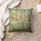 神秘的な自然パターンのトレンディーホーム装飾 クッション (ブランケット)