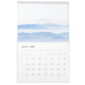 神秘的な自然景観写真カレンダー カレンダー (1月 2026)