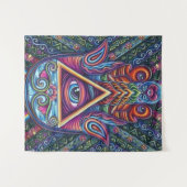 神秘的な色の全貌 タペストリー (正面(横))