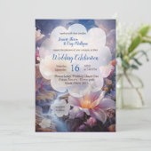 神秘的な花々が咲き誇る超自然の世界  招待状 (スタンド正面)