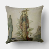 神秘的な花 クッション (裏面)