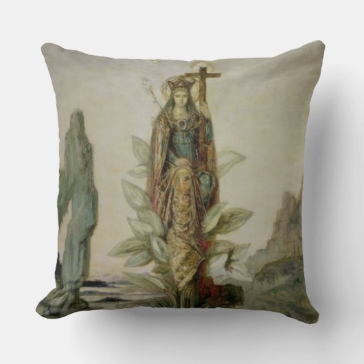 神秘的な花 クッション (正面)