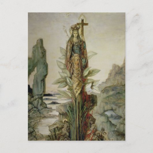 神秘的な花 ポストカード (正面)