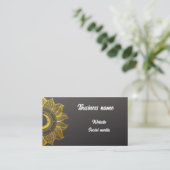 神秘的な花 名刺 (スタンド正面)