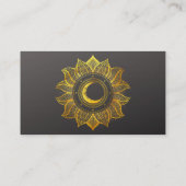 神秘的な花 名刺 (裏面)