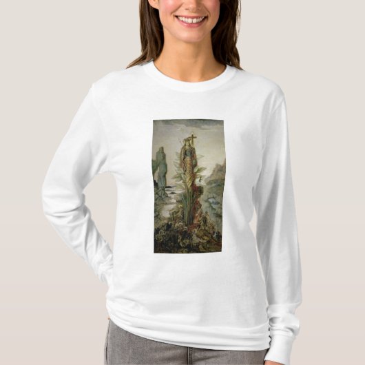 神秘的な花 Tシャツ (正面)