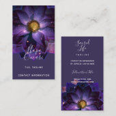 神秘的な蓮の花の曼荼羅 | ニュージェネレーション 名刺 (正面/裏面)