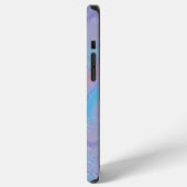神秘的な虹色ストーン iPhoneケース (左側面)