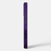 神秘的な蛾とノールンがコズミックパープルに Case-Mate iPhoneケース (裏面 / 左)