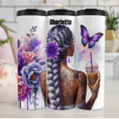 神秘的な蝶の入れ墨をしたコーヒーモーメント タンブラー