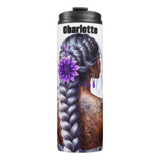 神秘的な蝶の入れ墨をしたコーヒーモーメント タンブラー (正面)