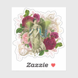 神秘的な蝶の妖精 シール