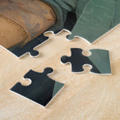 神秘的な装飾:ゴールデン美しい ジグソーパズル (側面)