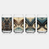 神秘的な視線👁️ ガラス缶 (左)