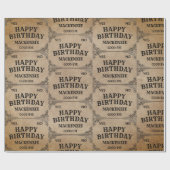 神秘的な話しスピリットボード名前をカスタムする ラッピングペーパー (フラット)