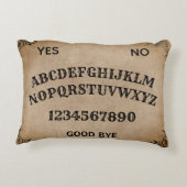 神秘的な話し合いの精神ボード アクセントクッション (裏面)