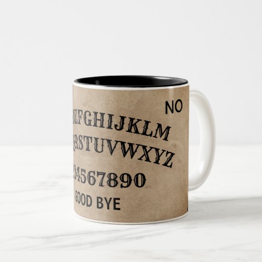 神秘的な話し合いの精神ボード ツートーンマグカップ (正面右)