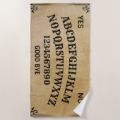 神秘的な話し合いの精神ボード ビーチタオル (正面)