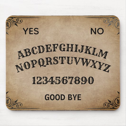 神秘的な話し合いの精神ボード マウスパッド (正面)