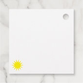 神秘的な誕生日ギフトラベル フェイバータグ (裏面)