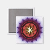 神秘的な象徴的オーナメント マグネット (正面/裏面)