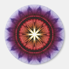 神秘的な象徴的フラクタルオーナメント マグネット