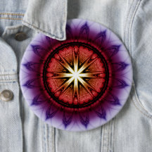 神秘的な象徴的フラクタルオーナメント