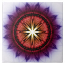 神秘的な象徴的フラクタルパターン