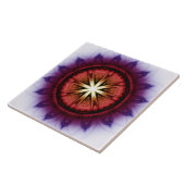 神秘的な象徴的フラクタルパターン タイル (側面)