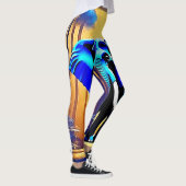 神秘的な象：日没の森の旅 レギンス (右)