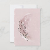 神秘的な赤面フルムーンRSVPカード 出欠カード (裏面)