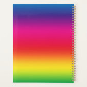 神秘的な輝きを放つ、かわいい大きな目のラディバグ プランナー手帳 (裏面)