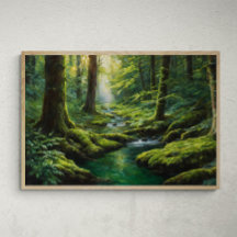 神秘的な輝き：川のEの旅