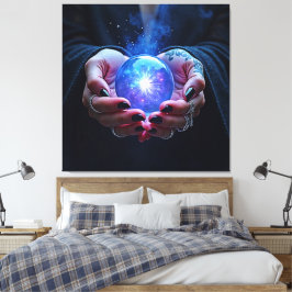 神秘的な運命のオーブ キャンバスプリント