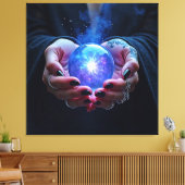 神秘的な運命のオーブ キャンバスプリント (インサイチュ (リビング))